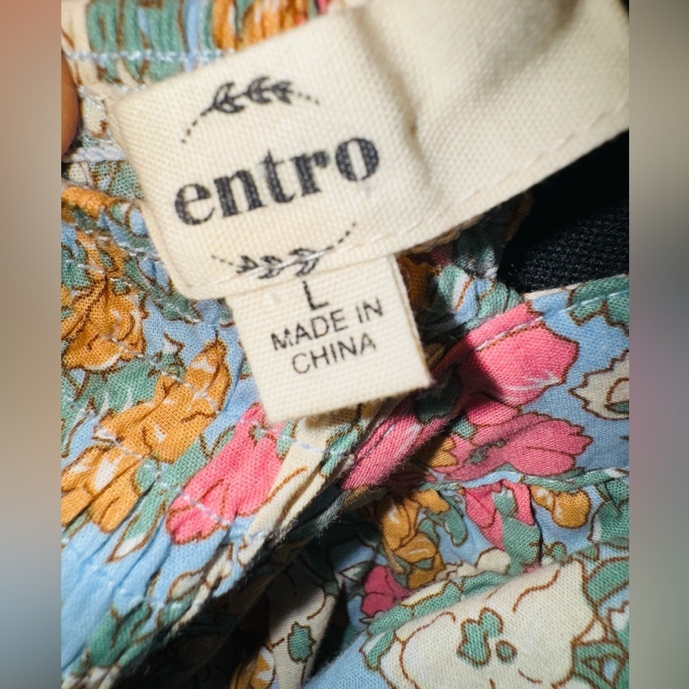 ENTRO Floral Ruffle Dress - Picture 8 of 8